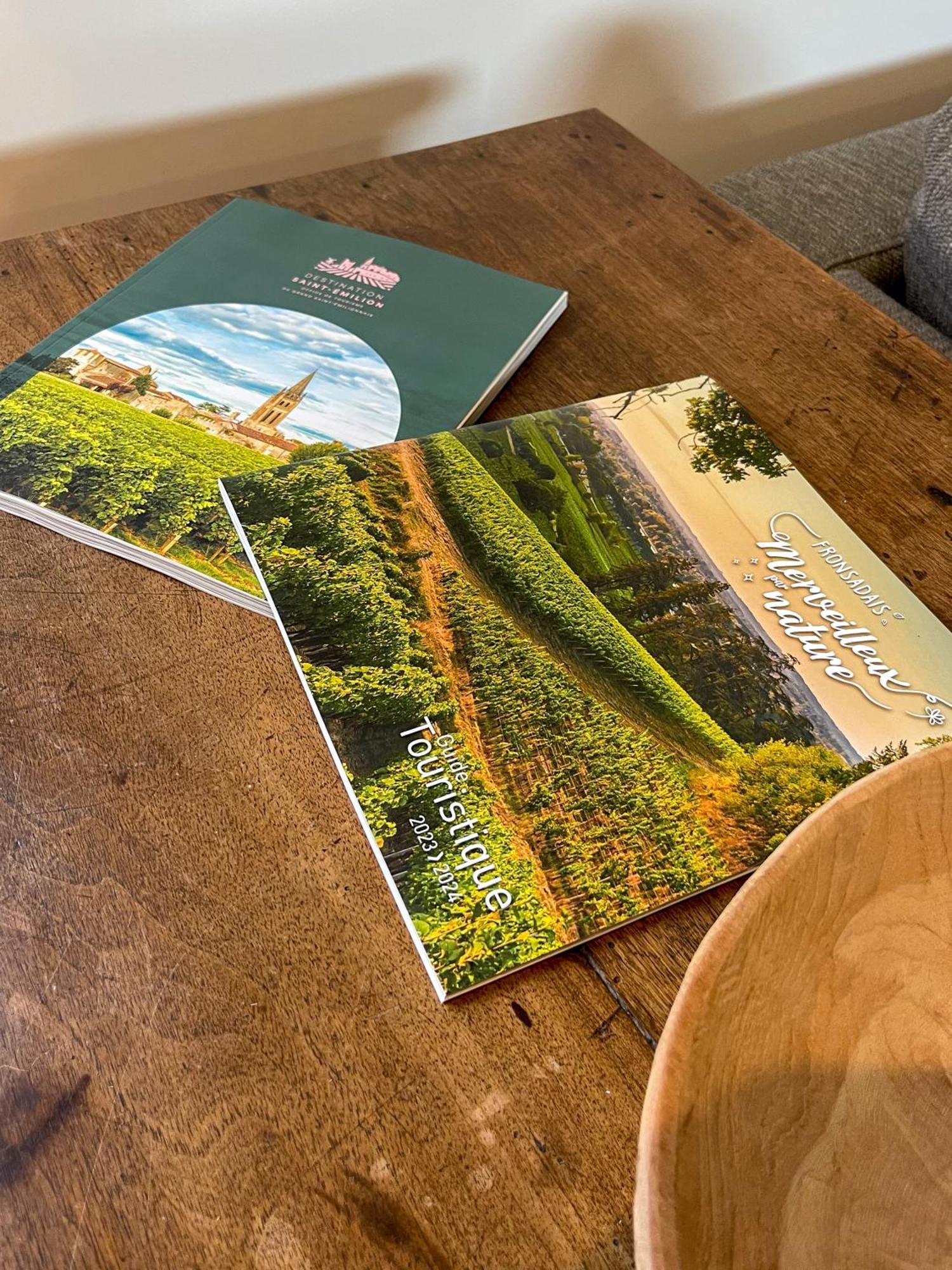 Maison Cosy Avec Vue Sur Les Vignes. 리부른 외부 사진